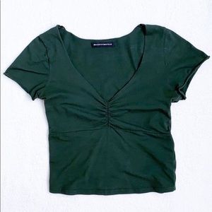 Brandy Melville Foreat Green Gina Top